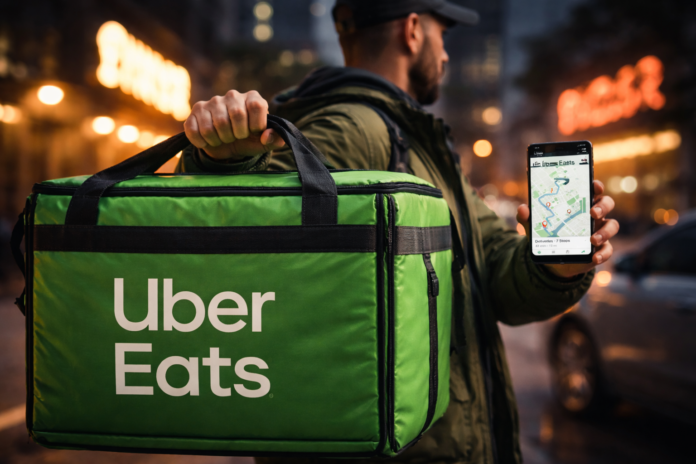 Uber Eats driver