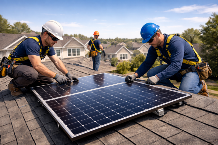 solar panel installer